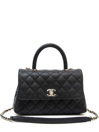 carteras coco chanel|farfetch chanel pre owned.